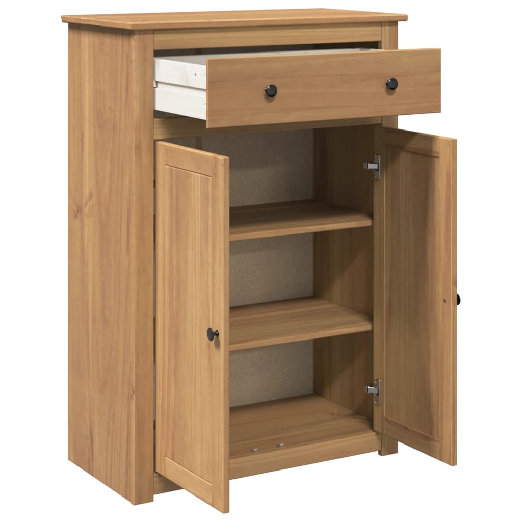 Schuhschrank Panama 80X40X114 Cm Massivholz Kiefer
