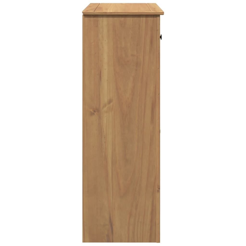 Schuhschrank Panama 80X40X114 Cm Massivholz Kiefer