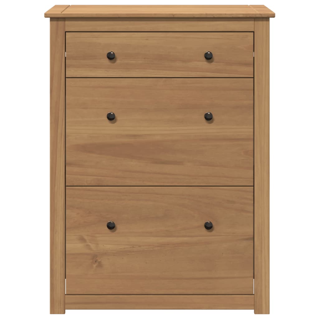 Schuhschrank Panama 80X35X105 Cm Massivholz Kiefer