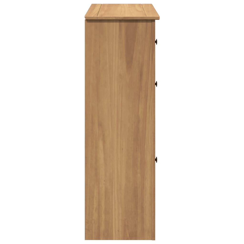 Schuhschrank Panama 80X35X105 Cm Massivholz Kiefer