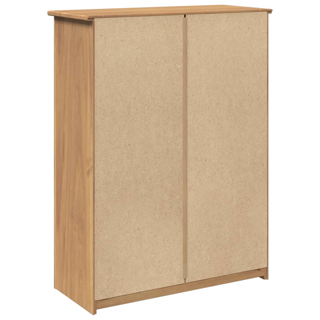 Schuhschrank Panama 80X35X105 Cm Massivholz Kiefer