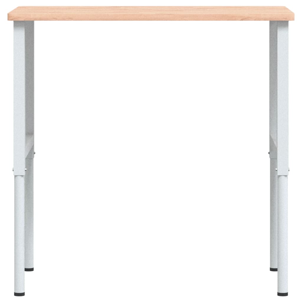Werkbank 100X60X(71,5-98) Cm Massivholz Buche Rechteckig