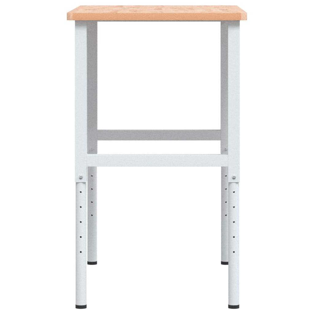 Werkbank 100X60X(71,5-98) Cm Massivholz Buche Rechteckig