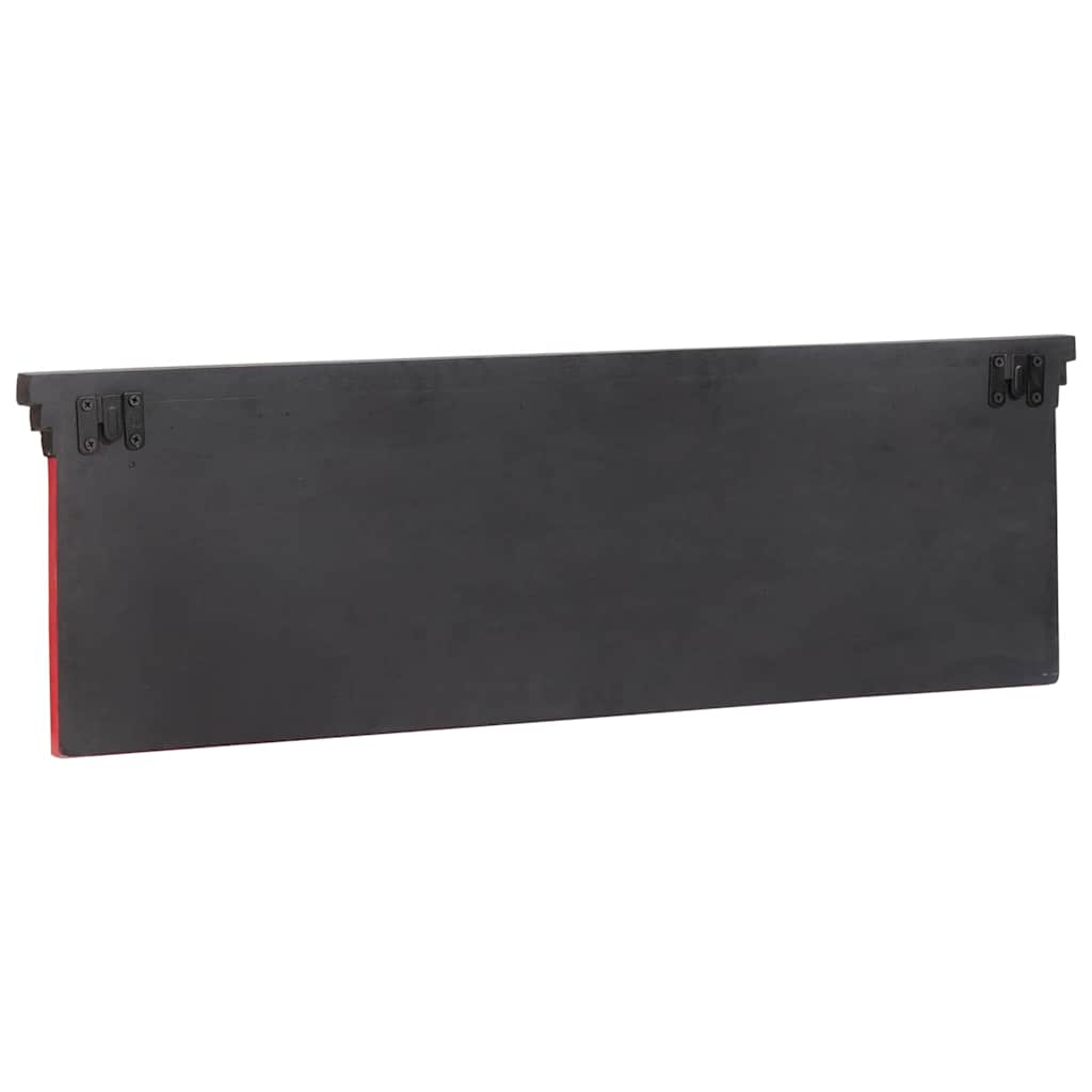 Garderobenständer Schwarz 80 X 25 X 2 Cm Massivholz Mango