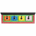 Garderobenständer Schwarz 80 X 25 X 2 Cm Massivholz Mango