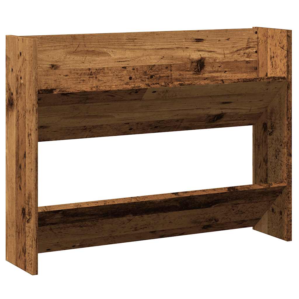 Wand-Schuhregal -Optik 80X18X Holzwerkstoff Altholz