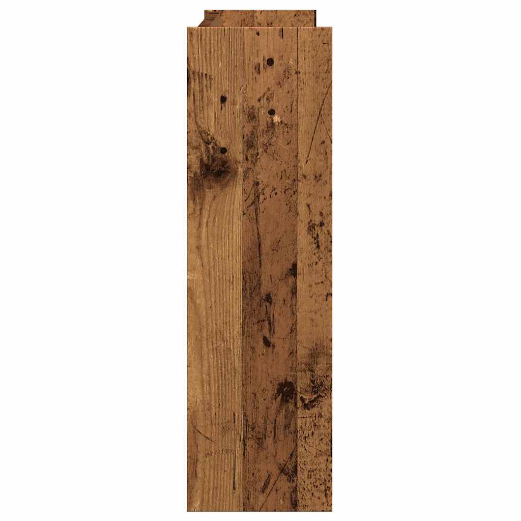 Wand-Schuhregal -Optik 80X18X Holzwerkstoff Altholz