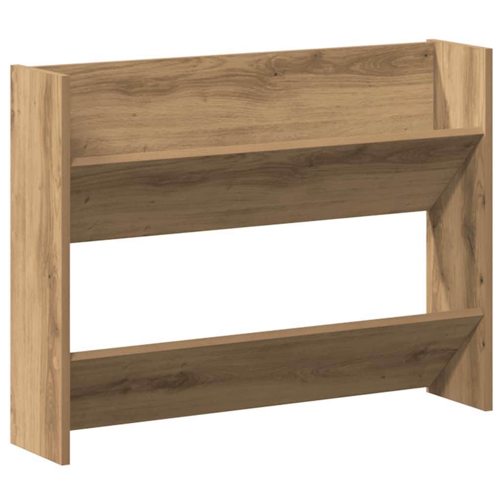 Wand-Schuhregal 80X18X Holzwerkstoff Artisan-Eiche
