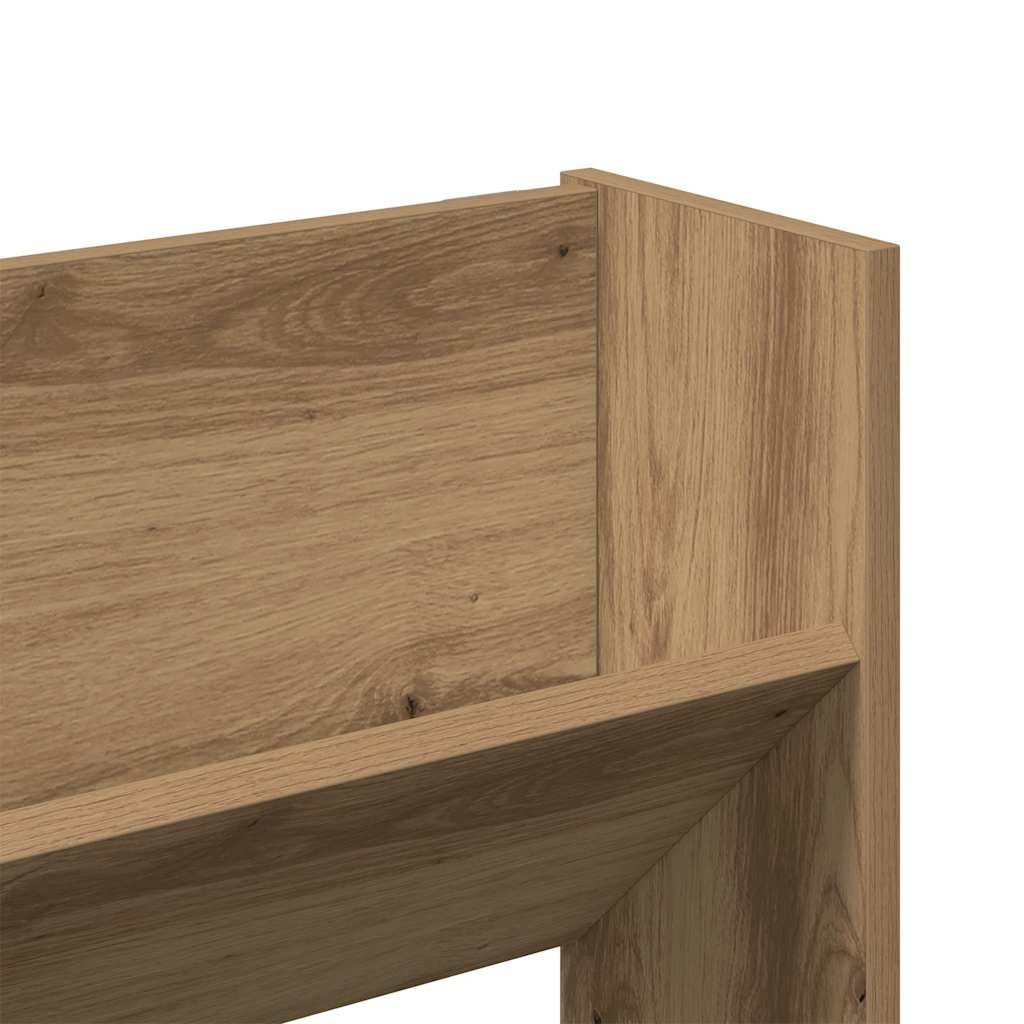 Wand-Schuhregal 80X18X Holzwerkstoff Artisan-Eiche