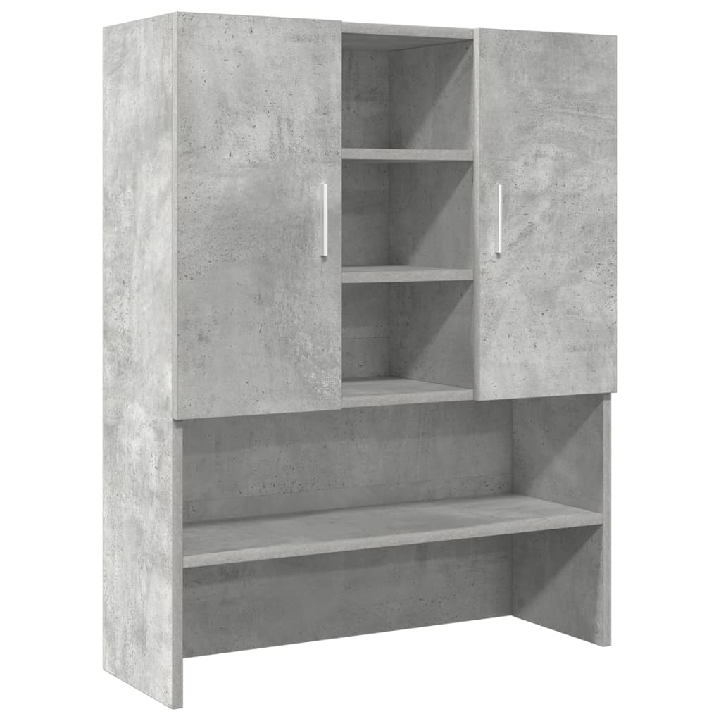 Waschmaschinenschrank Betongrau 70,5X25,5X90 Cm