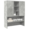 Waschmaschinenschrank Betongrau 70,5X25,5X90 Cm