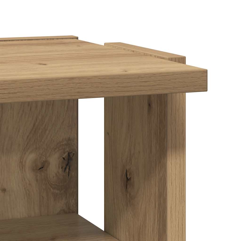 Schuhschränke 2 Stk. 28X27X102 Cm Holzwerkstoff Artisan-Eiche