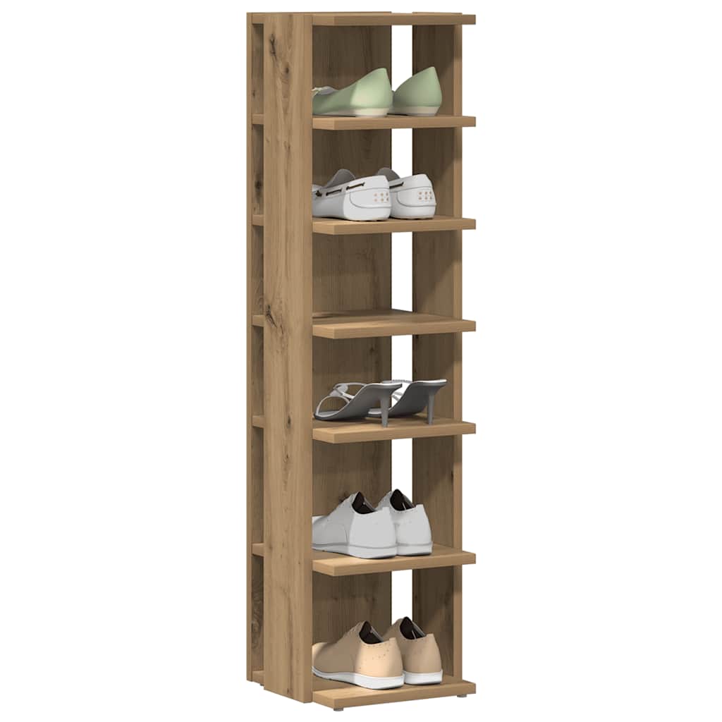 Schuhschränke 2 Stk. 28X27X102 Cm Holzwerkstoff Artisan-Eiche