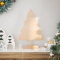 Weihnachtsbaum Holz Zum Schmücken Massivholz Natur (Unbehandelt)