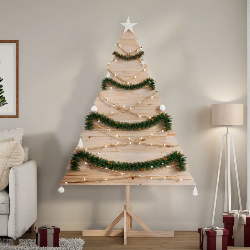 Weihnachtsbaum Holz Zum Schmücken Massivholz Natur (Unbehandelt)