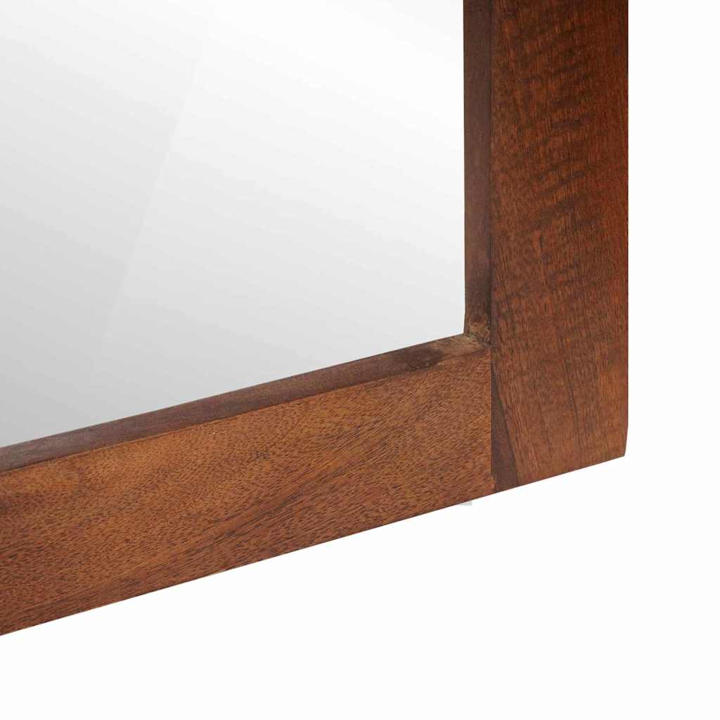 Spiegel Rechtwinklig Braun Und Silber 50 X 2,5 X 70 Cm