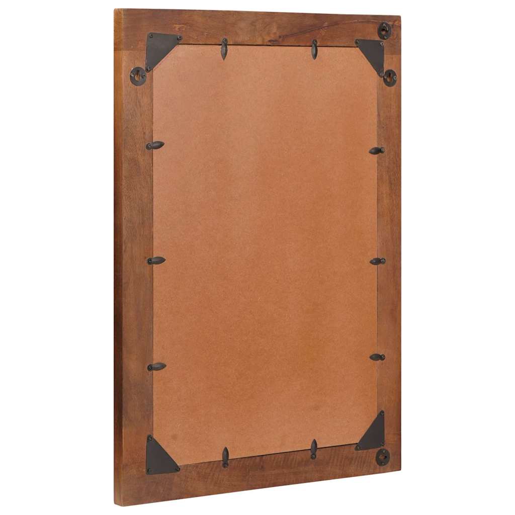 Spiegel Rechtwinklig Braun Und Silber 50 X 2,5 X 70 Cm