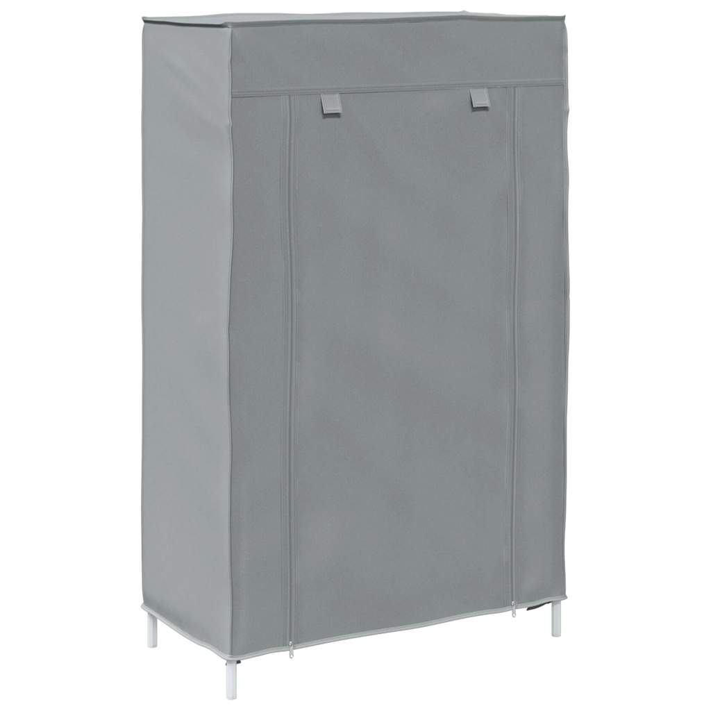 Schuhschrank Grau 60,5X30X97 Cm Vliesstoff