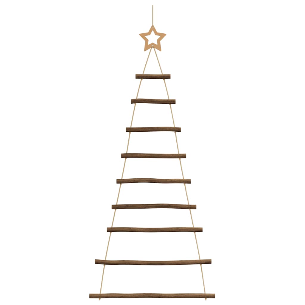 Hängende Weihnachtsbäume Mit Spitzensternen 2 Stk. Naturzweig