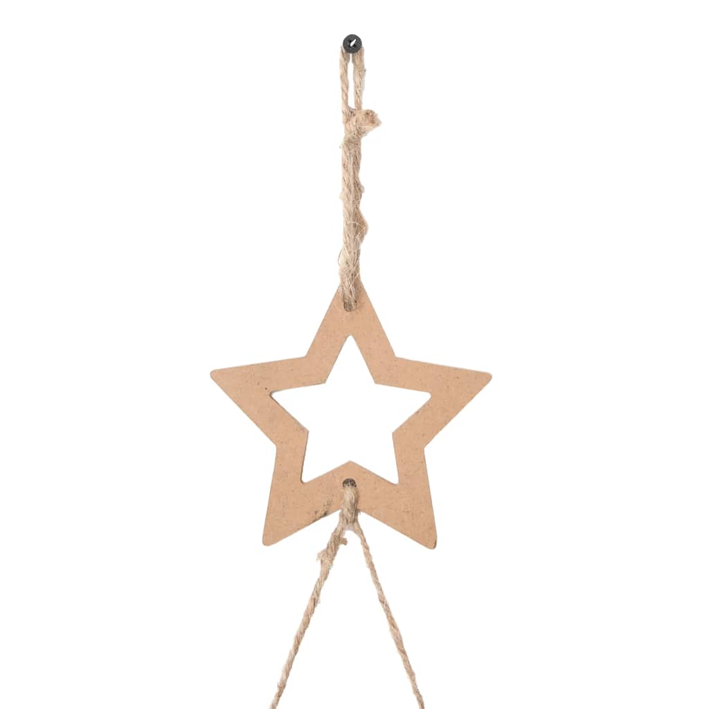 Hängende Weihnachtsbäume Mit Spitzensternen 2 Stk. Naturzweig