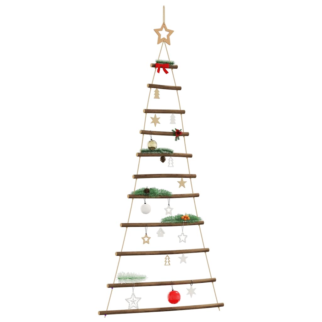 Hängende Weihnachtsbäume Mit Spitzensternen 2 Stk. Naturzweig
