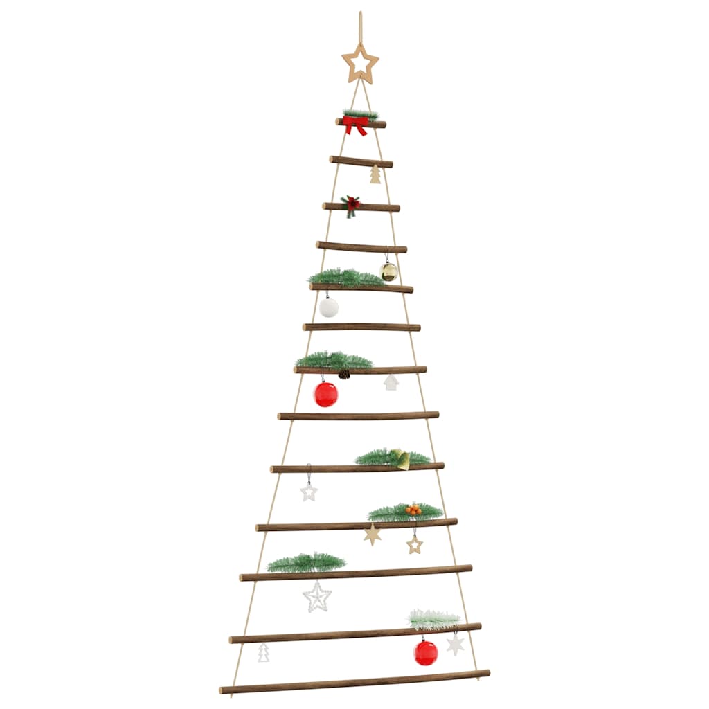 Hängende Weihnachtsbäume Mit Spitzensternen 2 Stk. Naturzweig
