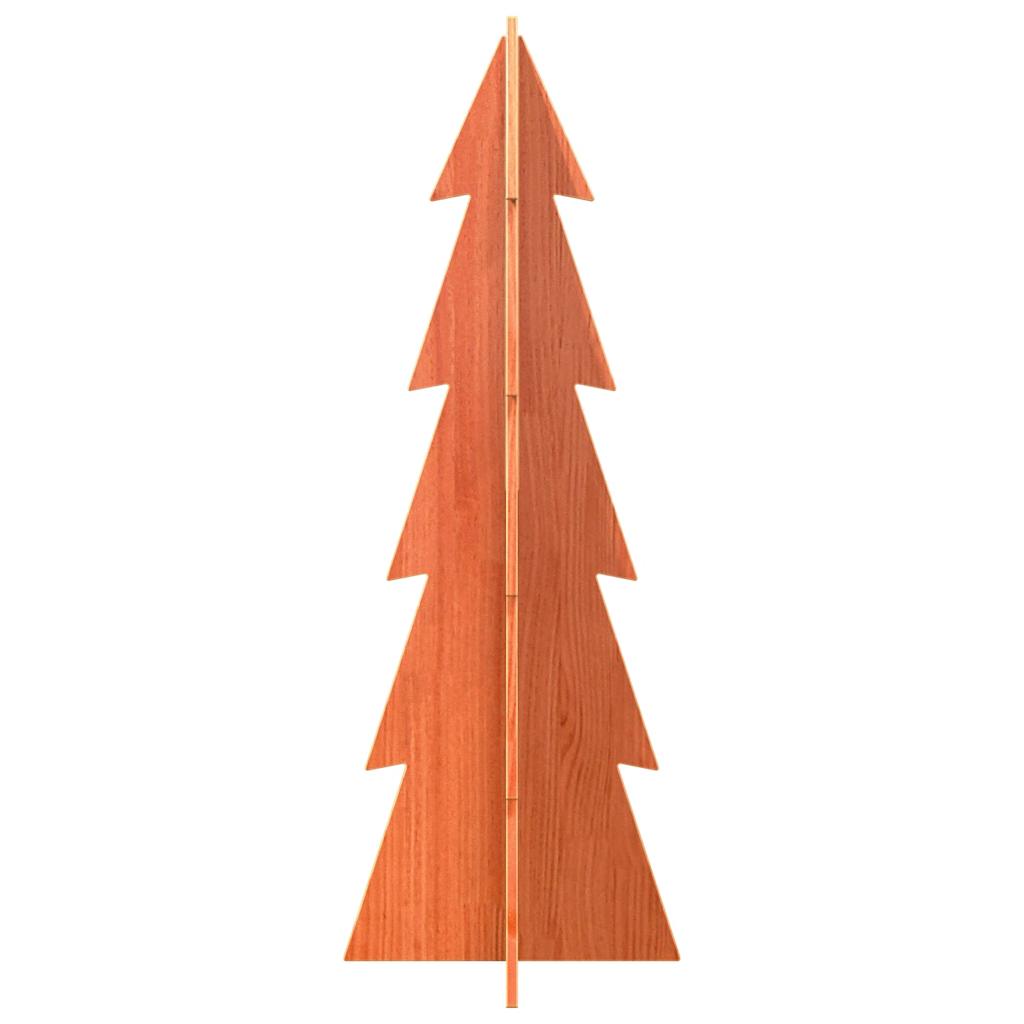 Weihnachtsbaum Zum Schmücken 112Cm Massivholz Kiefer Wachsbraun