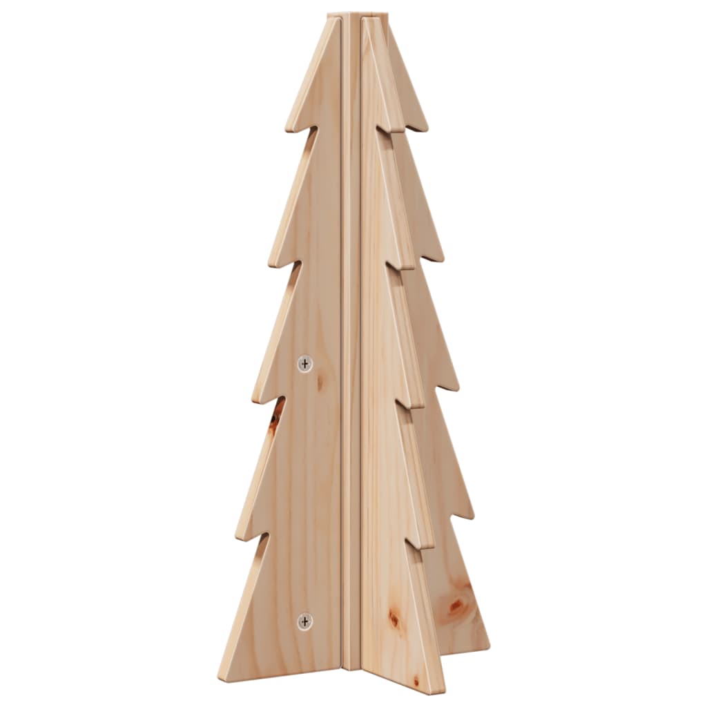 Weihnachtsbaum Holz Zum Schmücken Massivholz Kiefer Natur