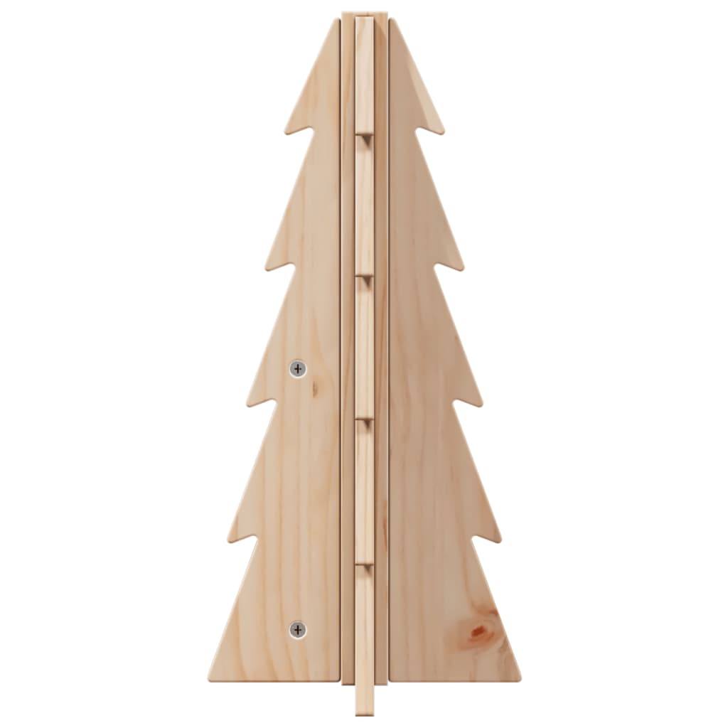 Weihnachtsbaum Holz Zum Schmücken Massivholz Kiefer Natur
