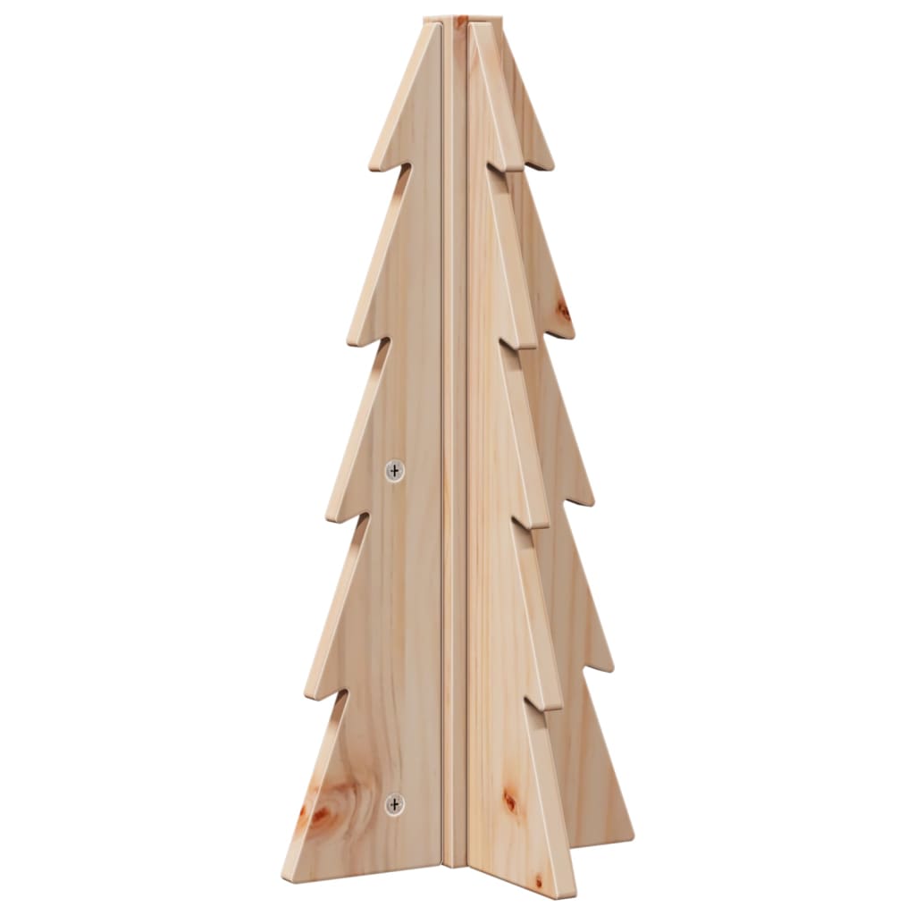 Weihnachtsbaum Holz Zum Schmücken Massivholz Kiefer Natur