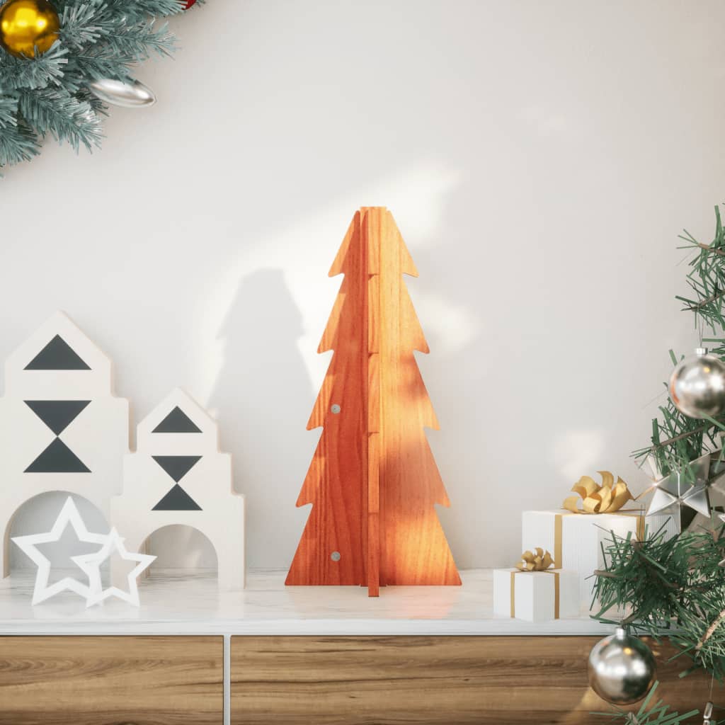 Weihnachtsbaum Holz Zum Schmücken Massivholz Kiefer Wachsbraun