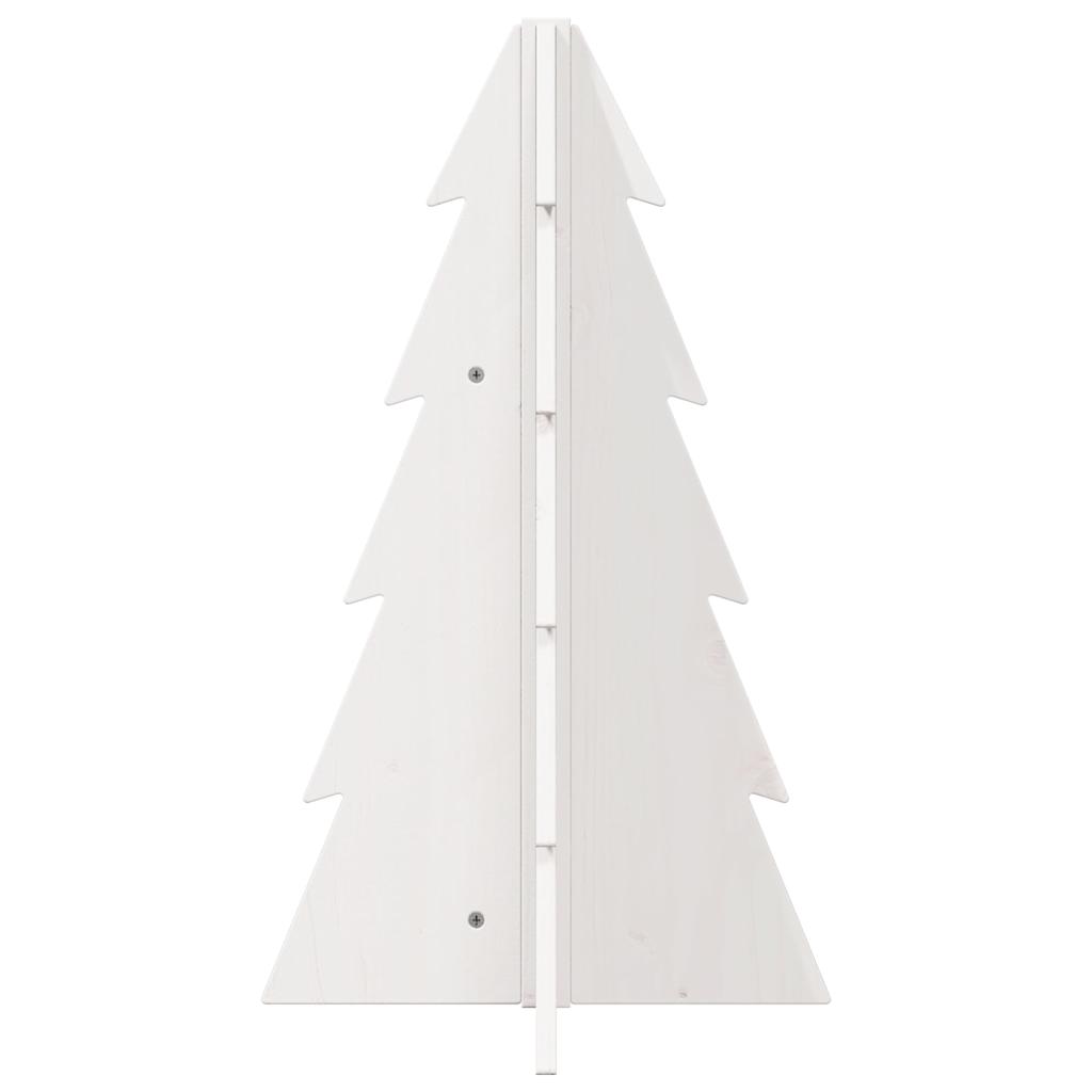 Weihnachtsbaum Holz Zum Schmücken 69,5 Cm Massivholz Kiefer Weiß