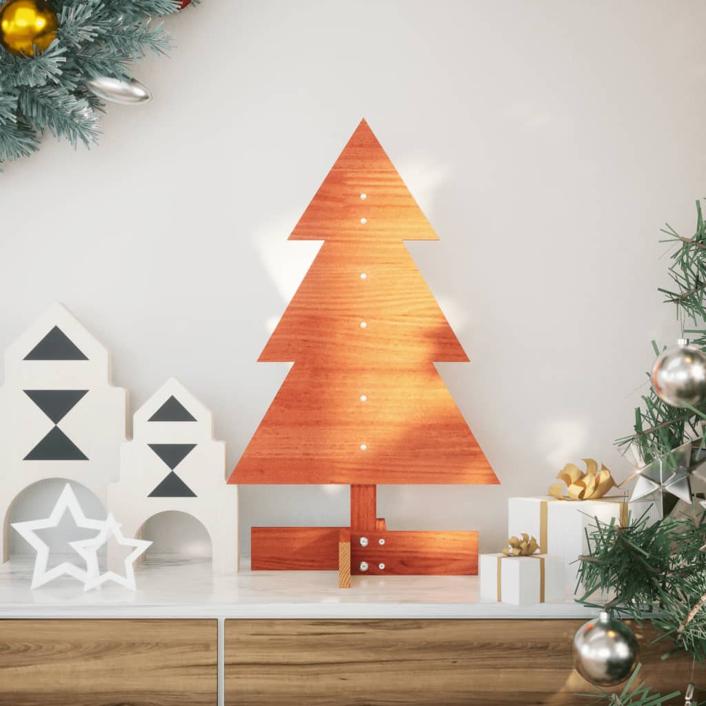 Weihnachtsbaum Zum Schmücken 180Cm Massivholz Kiefer Wachsbraun