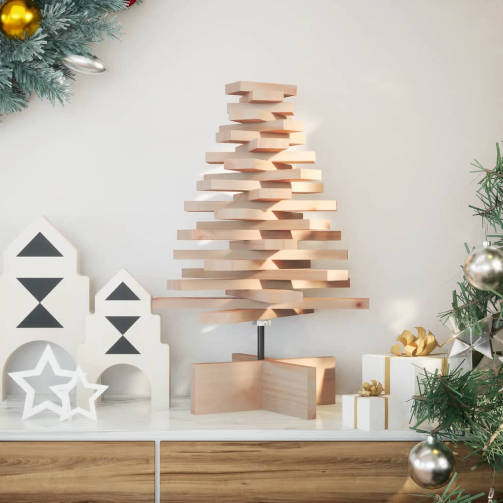 Weihnachtsbaum Holz Zum Schmücken Massivholz Kiefer Natur