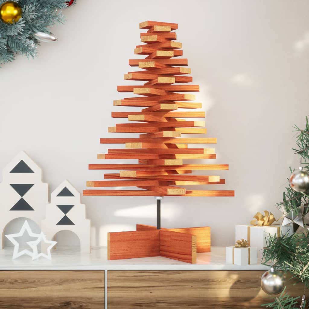Weihnachtsbaum Zum Schmücken Massivholz Kiefer Wachsbraun