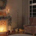 Led Weihnachtsbaum 80 Leds Warmweiß Schwarz