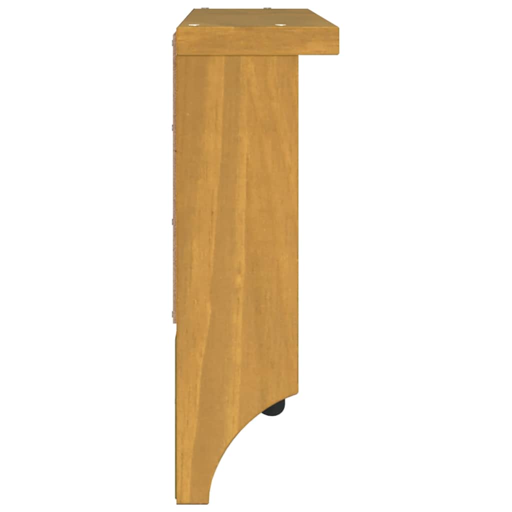 Wandgarderobe Sandnes 45X12X35 Cm Massivholz Kiefer