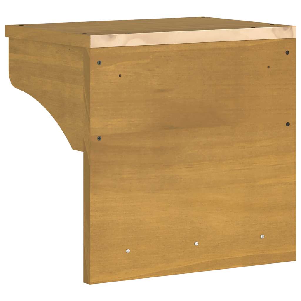 Wandgarderobe Sandnes 43X30X42 Cm Massivholz Kiefer