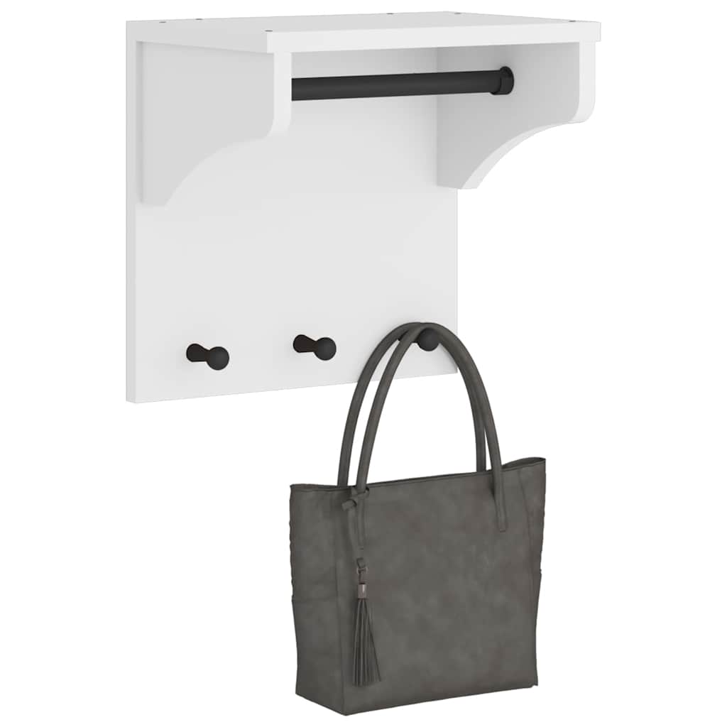 Wandgarderobe Sandnes 43X30X42 Cm Massivholz Kiefer