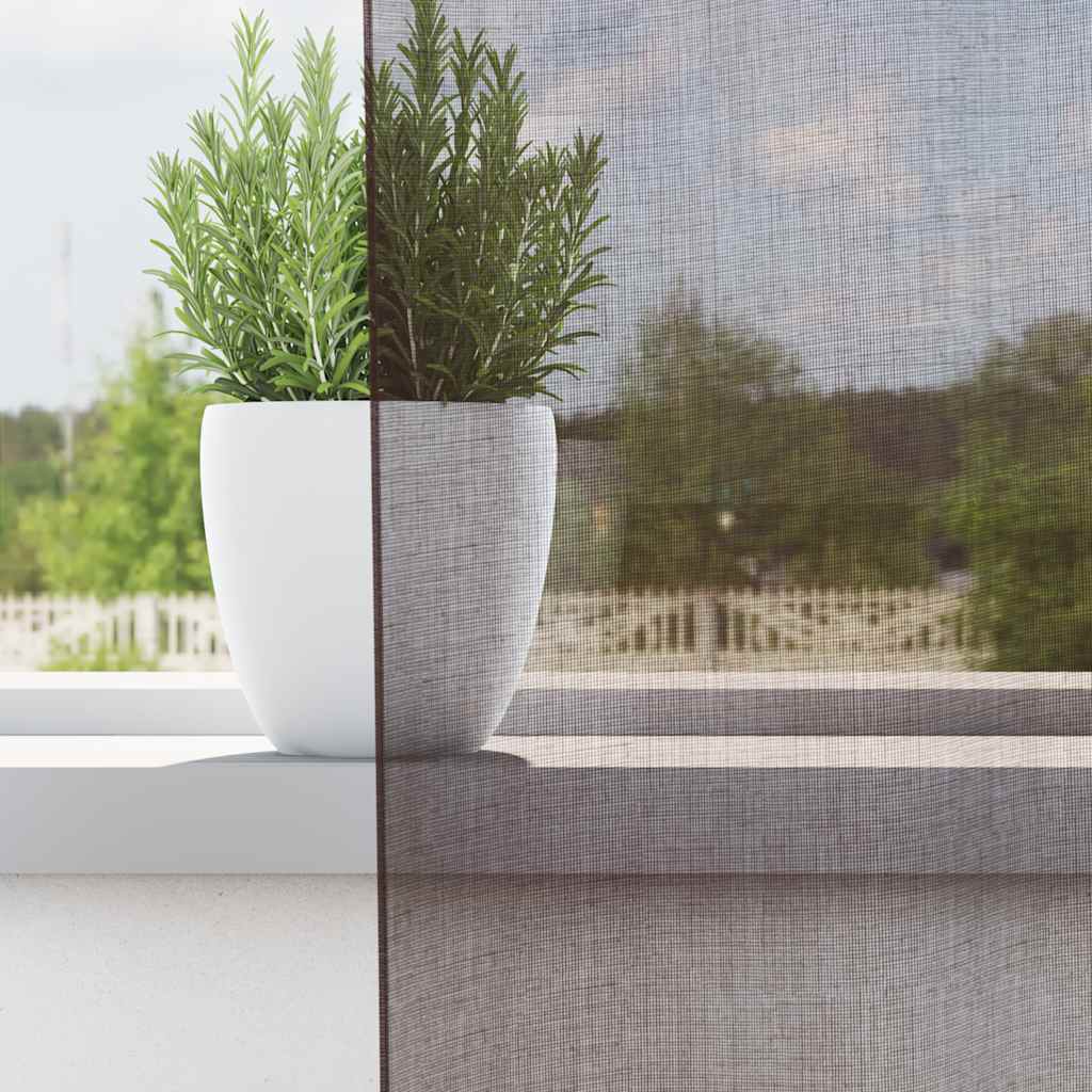Voile Vorhänge 2 Stk. Braun