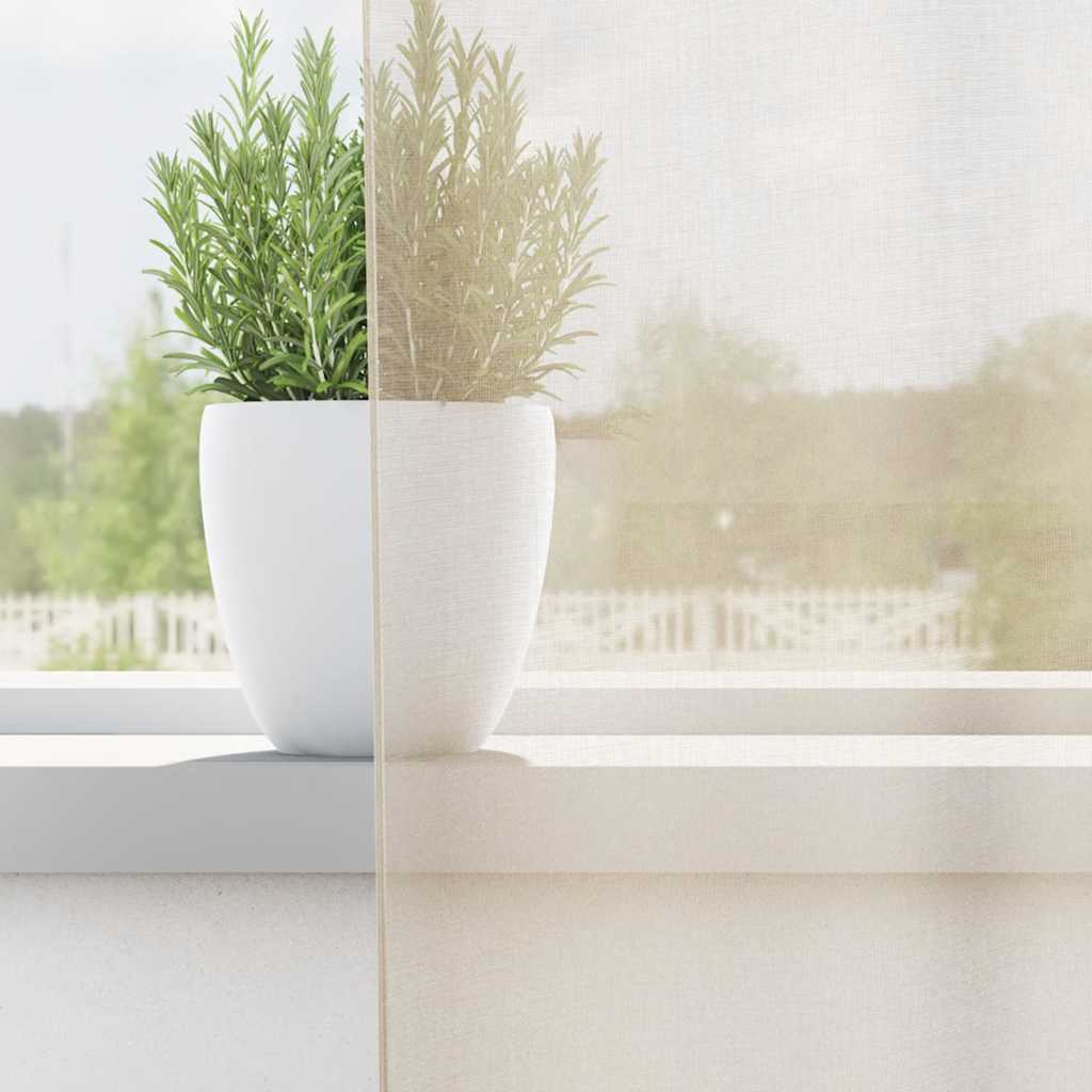Voile Vorhänge 2 Stk. Creme