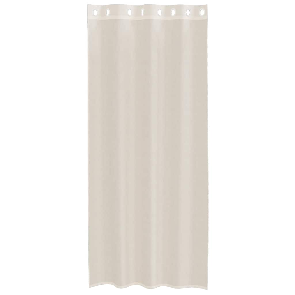 Voile Vorhänge 2 Stk. Creme