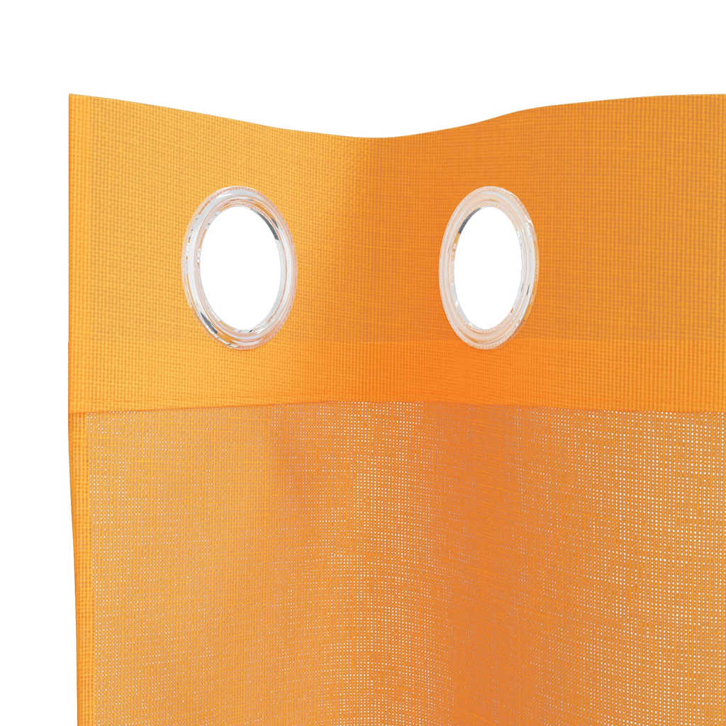 Voile Vorhänge 2 Stk. Orange