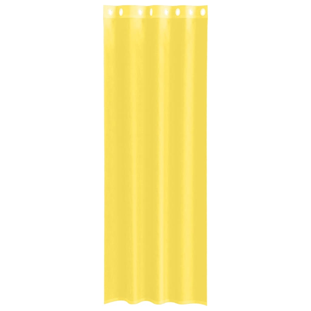 Voile Vorhänge 2 Stk. Gelb