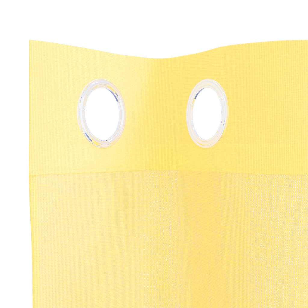Voile Vorhänge 2 Stk. Gelb