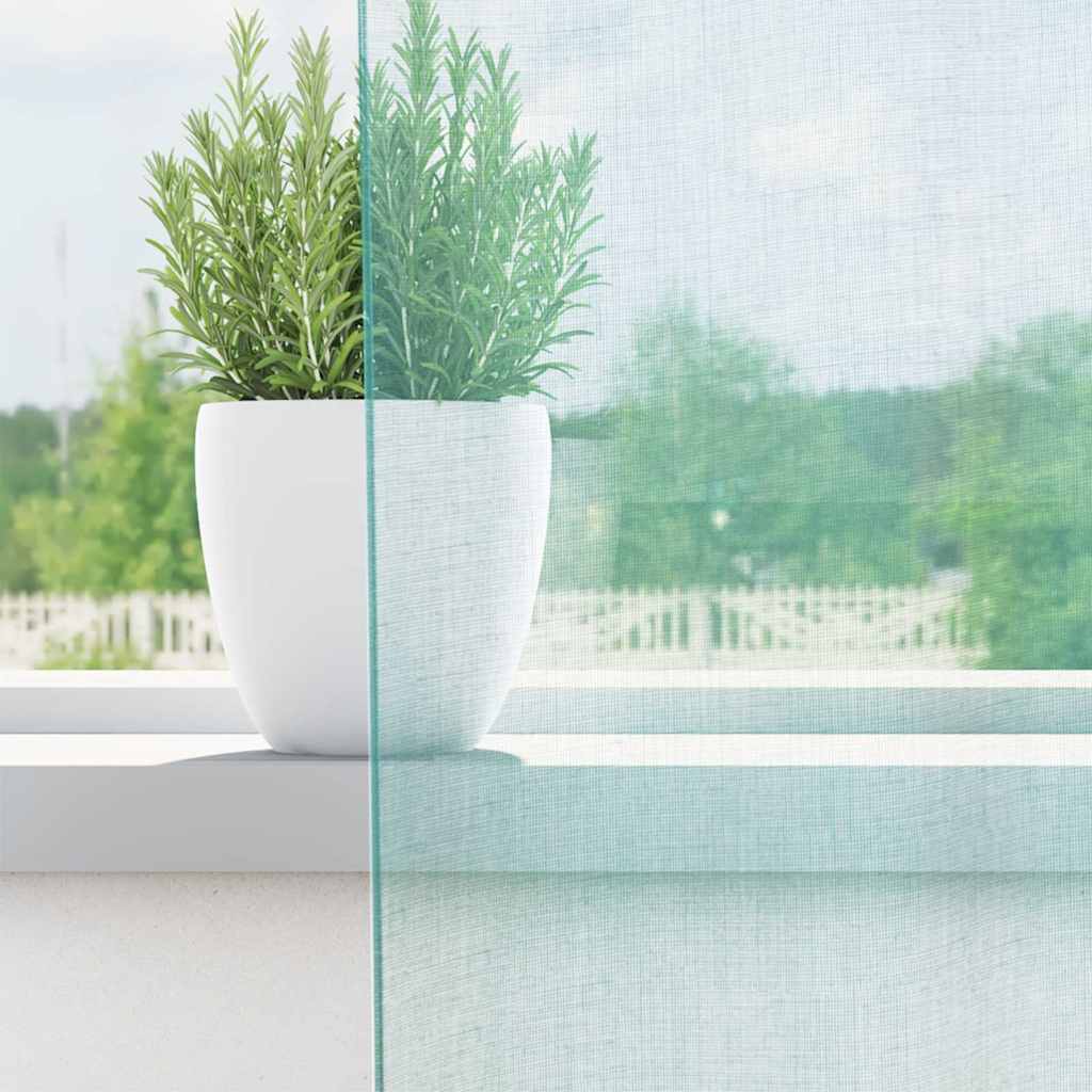 Voile Vorhänge 2 Stk. Türkis