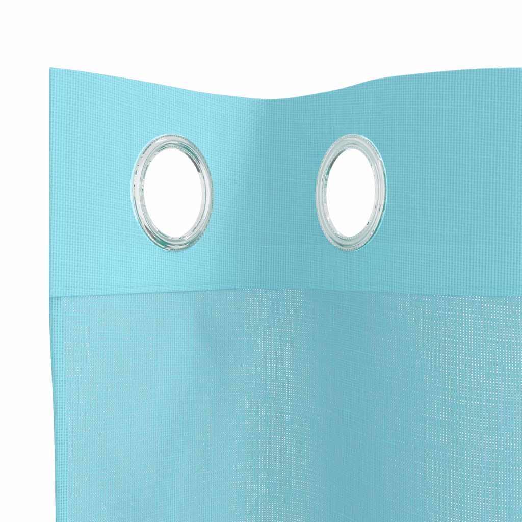 Voile Vorhänge 2 Stk. Türkis