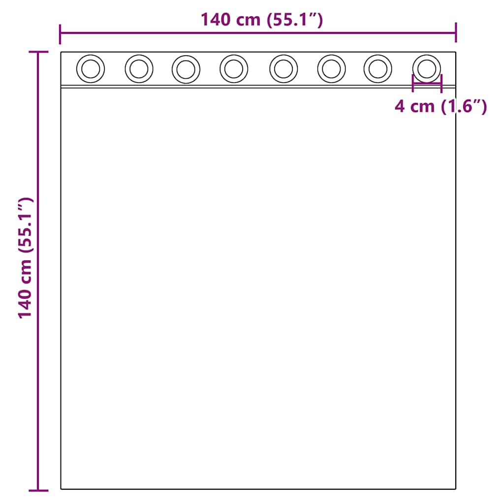 Voile Vorhänge 2 Stk. Türkis