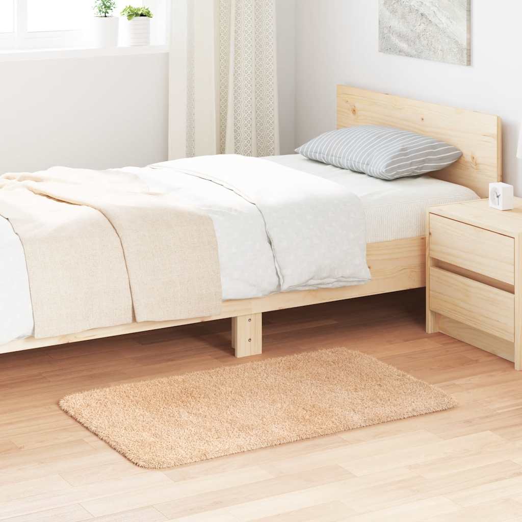 Teppich Shaggy Hochflor Navarra Polyester Beige