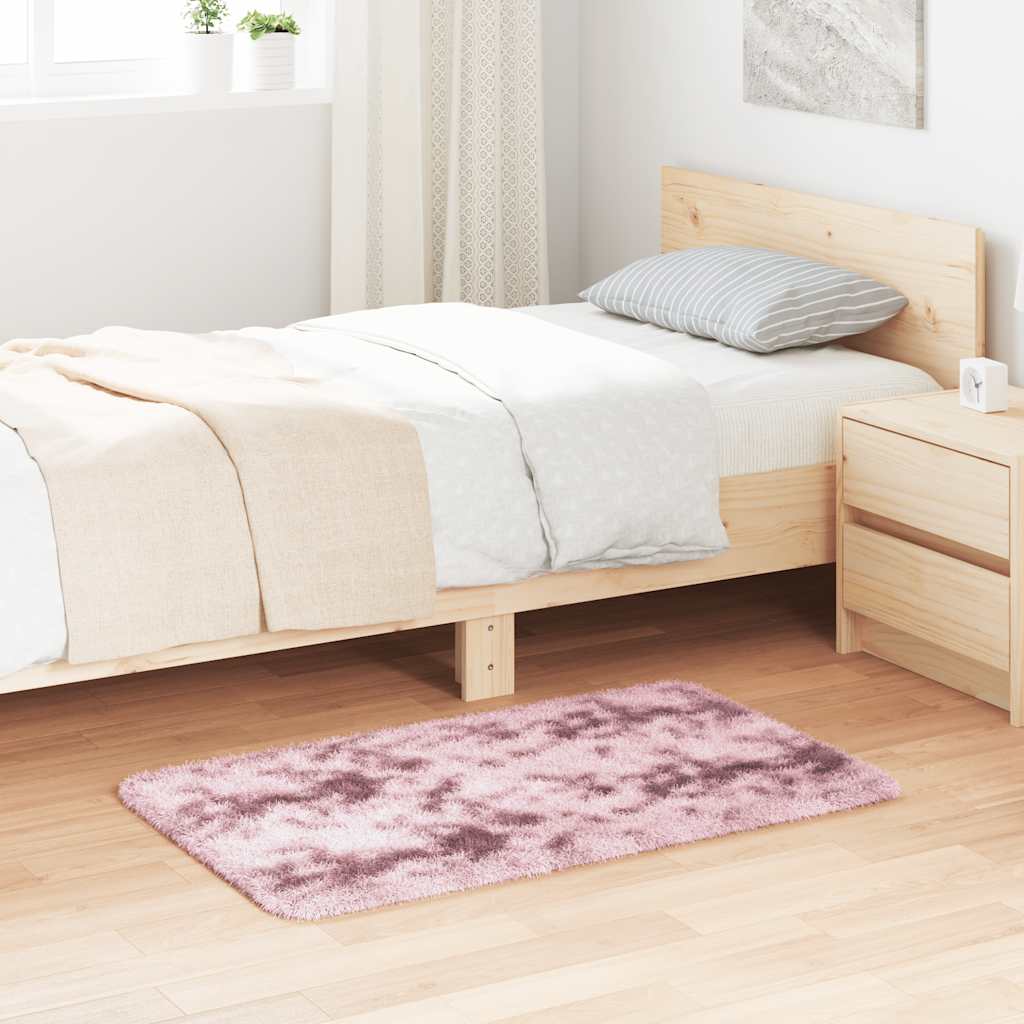 Teppich Shaggy Hochflor Navarra Altrosa Polyester Dusty Pink